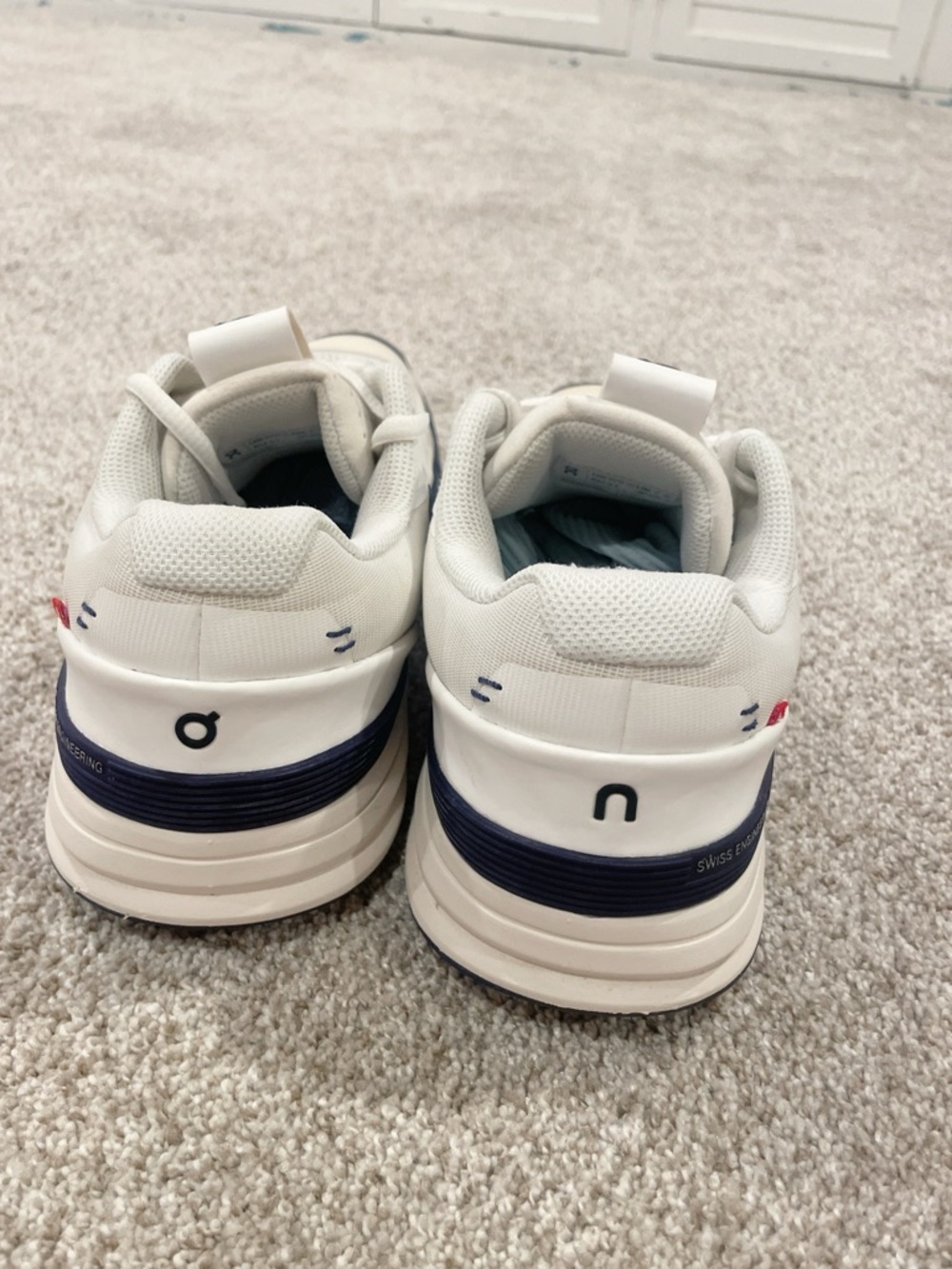 ON Mens THE ROGER Pro Tennis Shoes White Indigo men’s size 7.5 Women’s size 9.5 - Picture 8 of 8